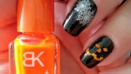 Pumpkins nail art