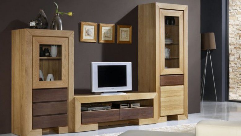 mobilier din lemn masiv de stejar