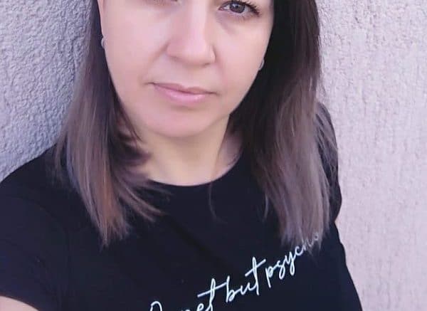 Black Sweet But Psycho Print T-Shirt - Alyssa