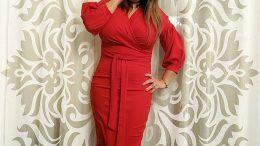 rochie rosie de craciun