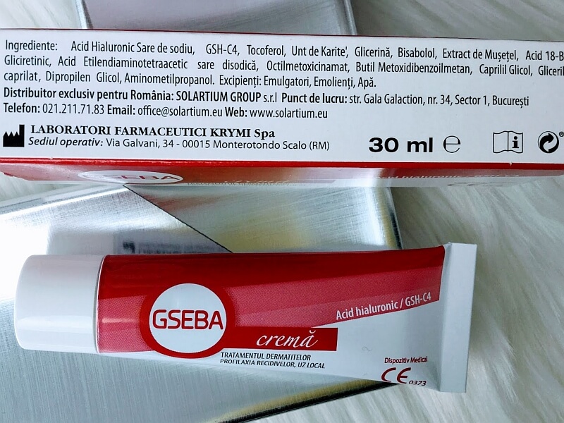ingrediente crema dermatita atopica GSEBA