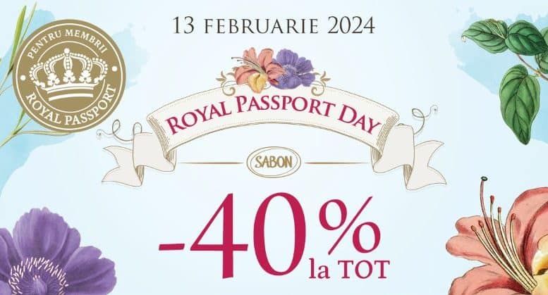 Sabon Royal Passport day